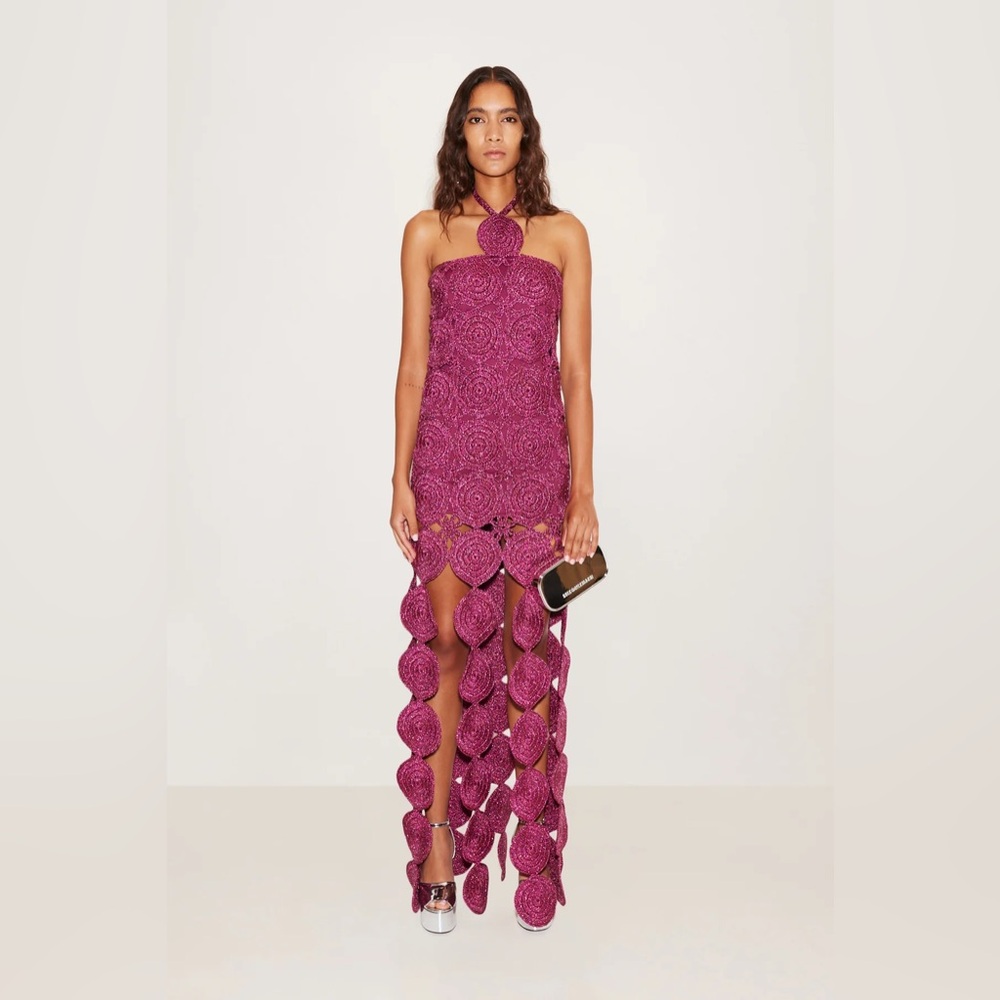 Simon Miller Beep Dress in Magenta